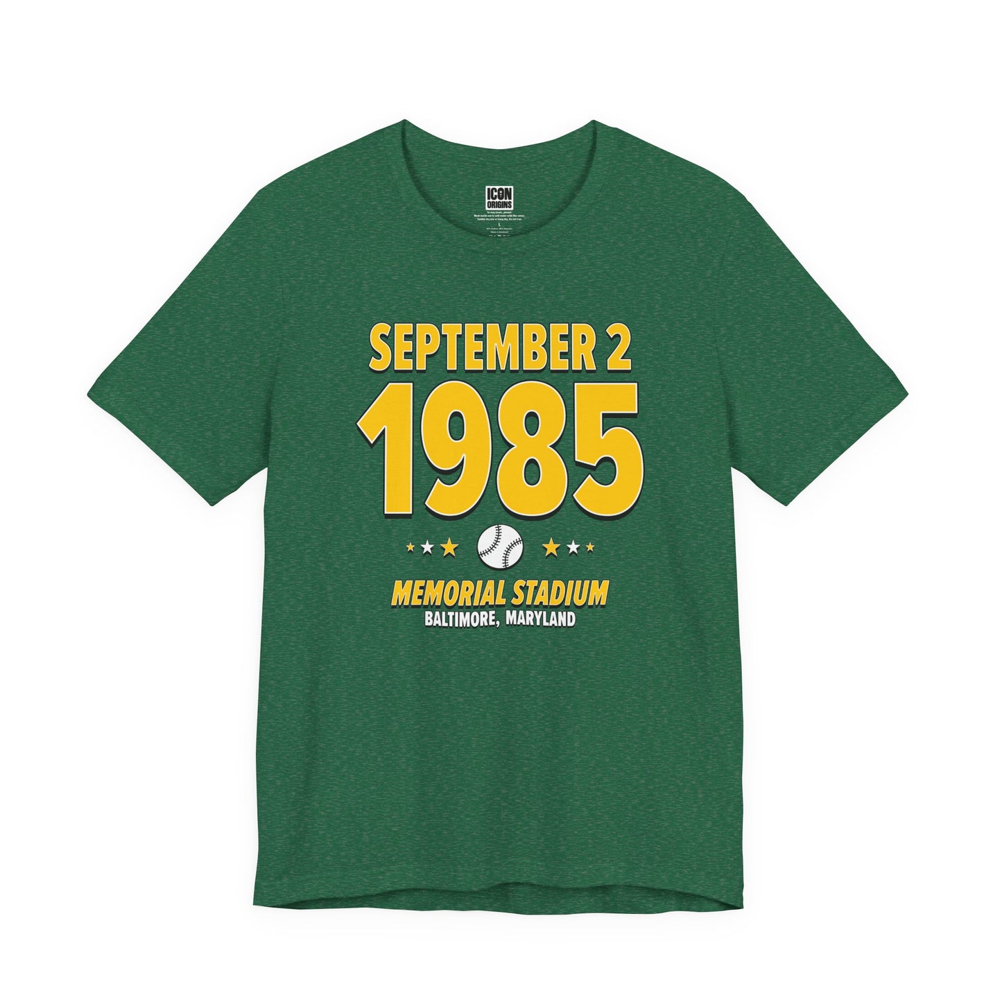 Oakland Baseball – September 2, 1985 – Origin Tee