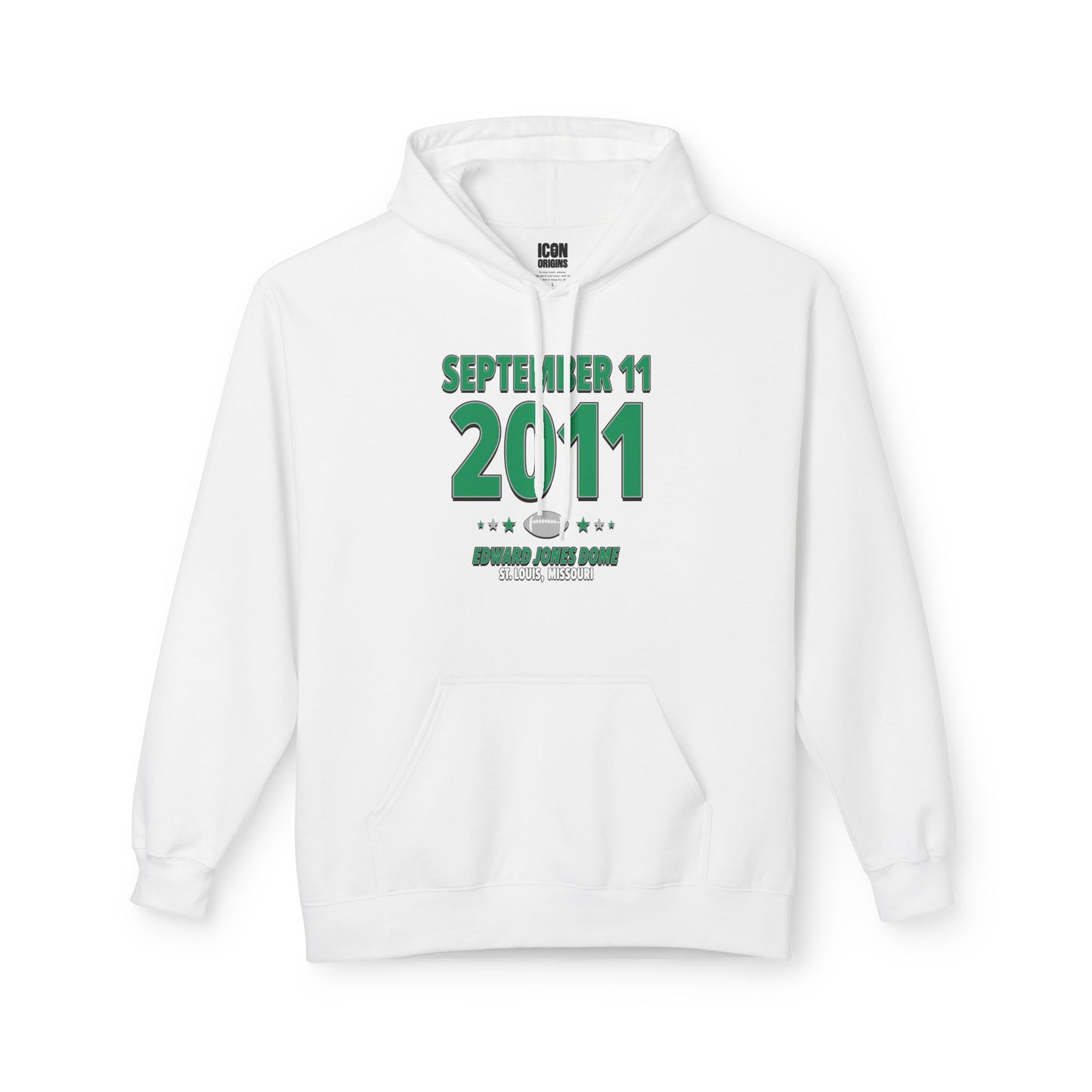 Philadelphia Football – September 11, 2011 – Hoodie (Black & White)