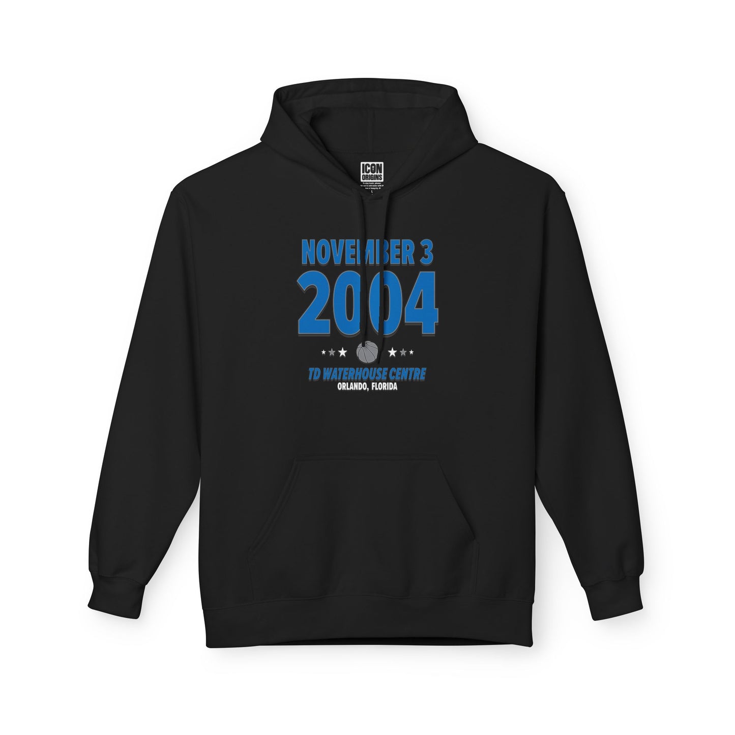 Orlando Basketball – November 3, 2004 – Hoodie (Black & White)