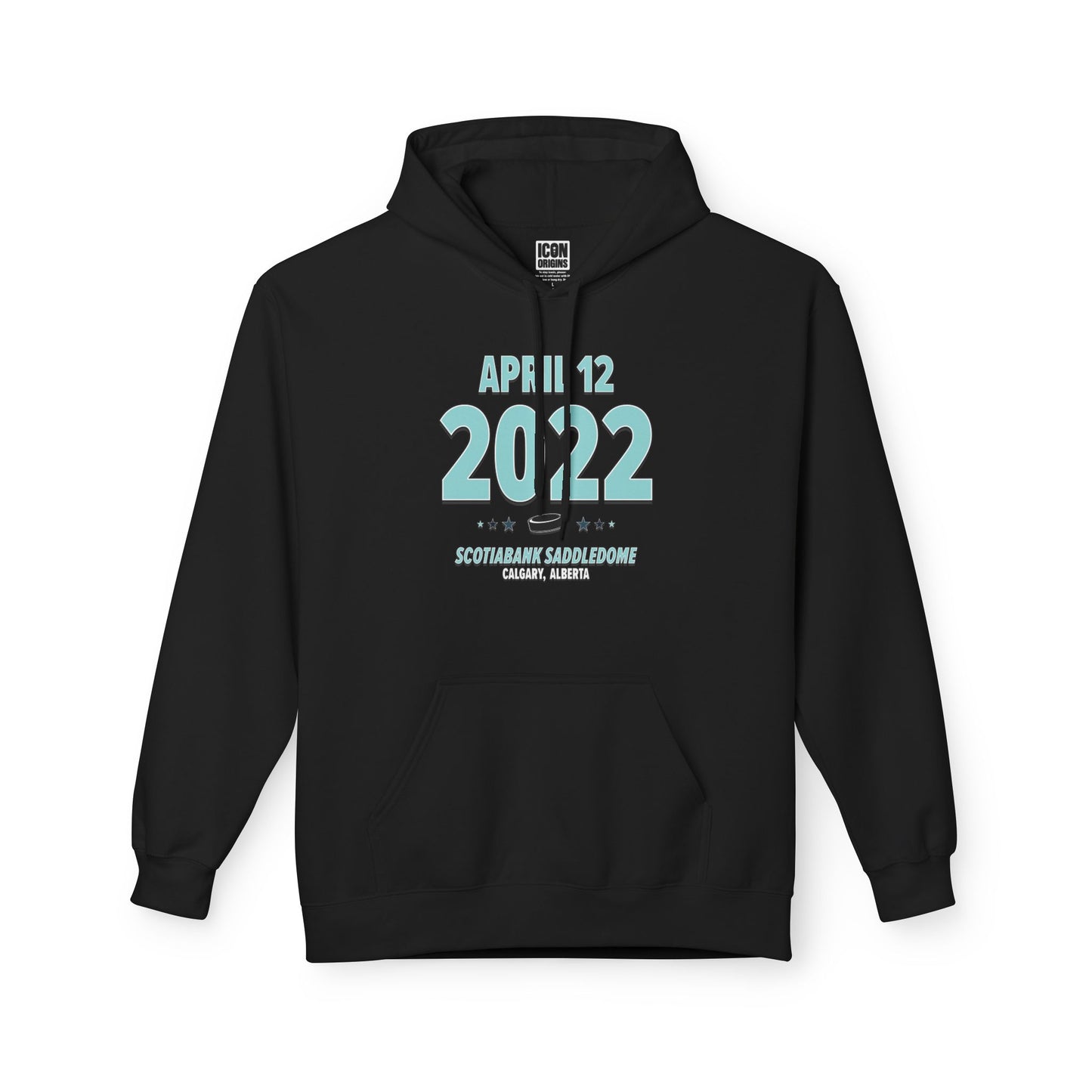 Seattle Hockey – April 12, 2022 – Hoodie (Black & White)