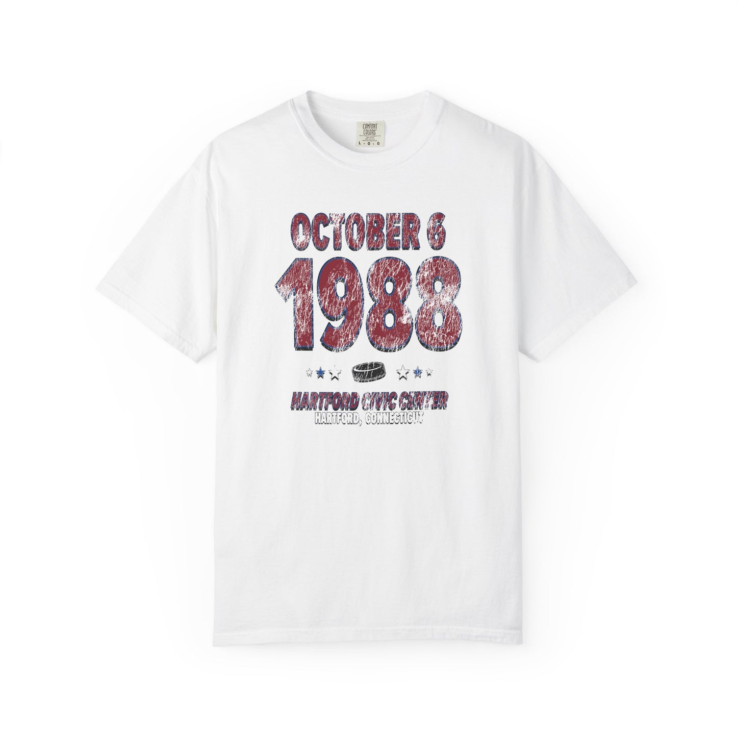 Colorado Hockey – October 6, 1988 – Comfort Colors (Black & White)