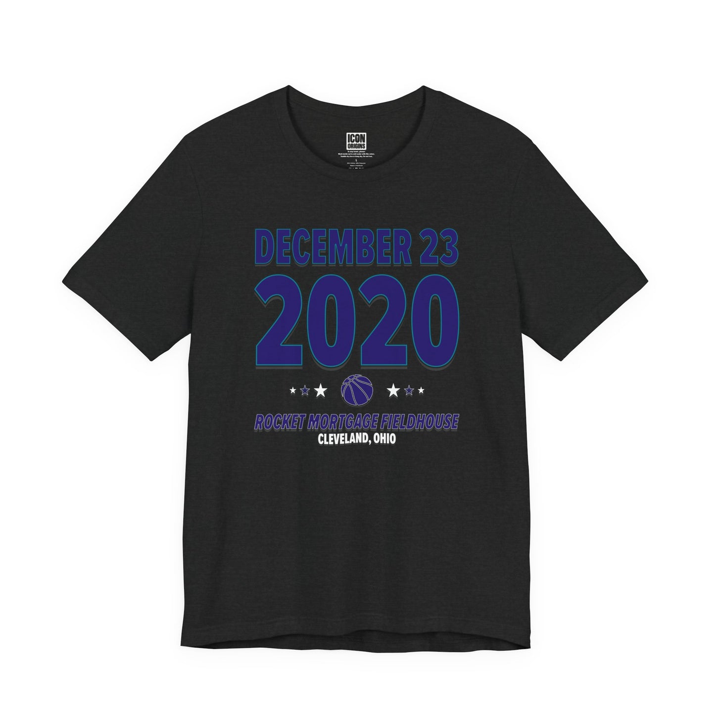 Charlotte Basketball – December 23, 2020 – Origin Tee (Black & White)