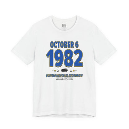 Buffalo Hockey – October 6, 1982 – Origin Tee (Black & White)