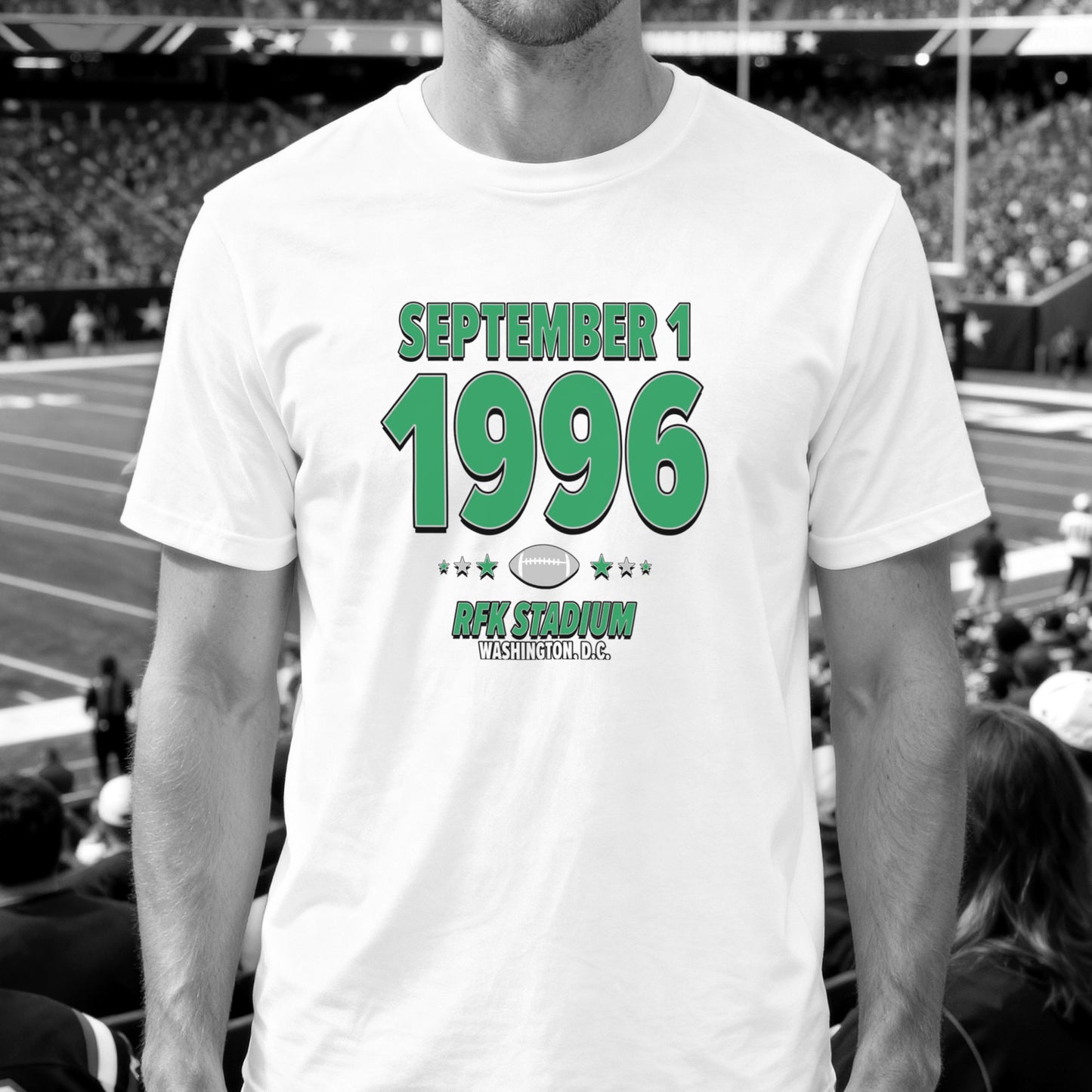 Philadelphia Football – September 1, 1996 – Origin Tee (Black & White)