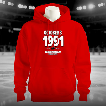 Detroit Hockey – October 3, 1991 – Hoodie