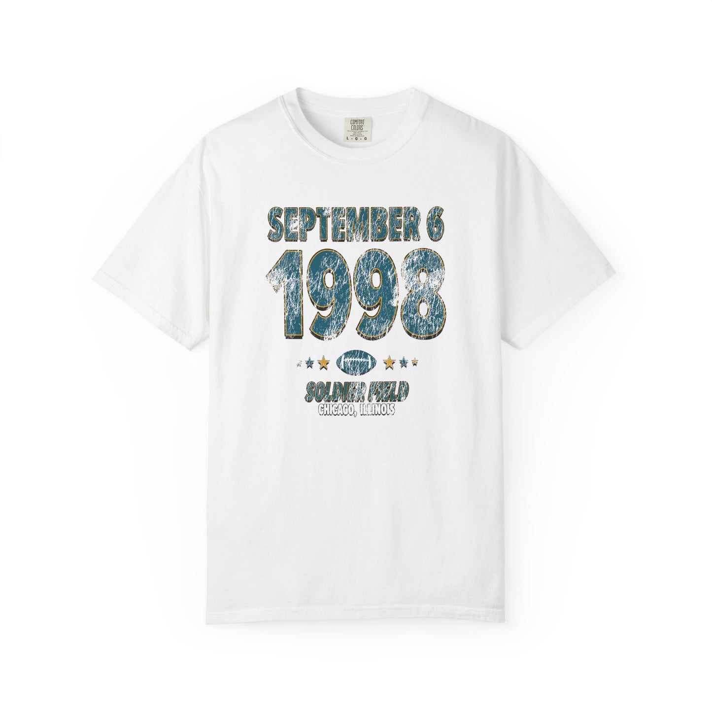 Jacksonville Football – September 6, 1998 – Comfort Colors (Black & White)