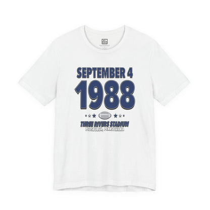 Dallas Football – September 4, 1988 – Origin Tee (Black & White)