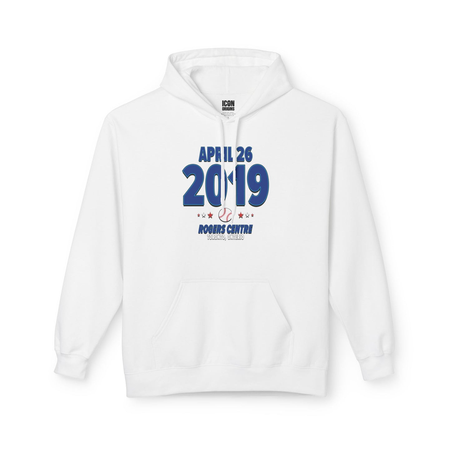 Toronto Baseball – April 26, 2019 – Hoodie (Black & White)