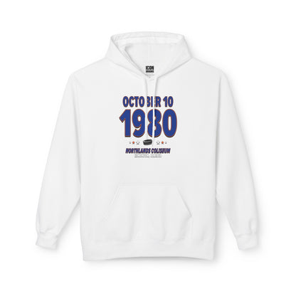 Edmonton Hockey – October 10, 1980 – Hoodie (Black & White)