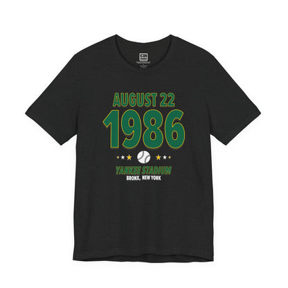 Oakland Baseball – August 22, 1986 – Origin Tee (Black & White)