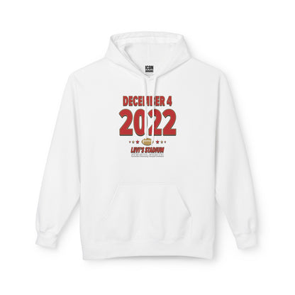 San Francisco Football – December 4, 2022 – Hoodie (Black & White)