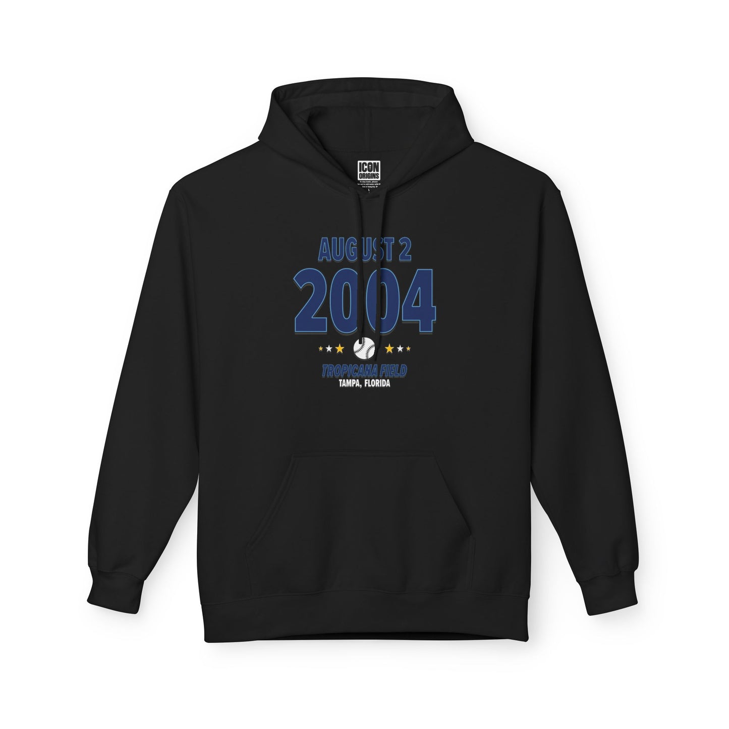 Tampa Bay Baseball – August 2, 2004 – Hoodie (Black & White)