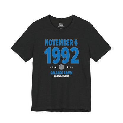 Orlando Basketball – November 6, 1992 – Origin Tee (Black & White)