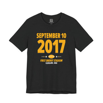 Pittsburgh Football – September 10, 2017 – Origin Tee (Black & White)