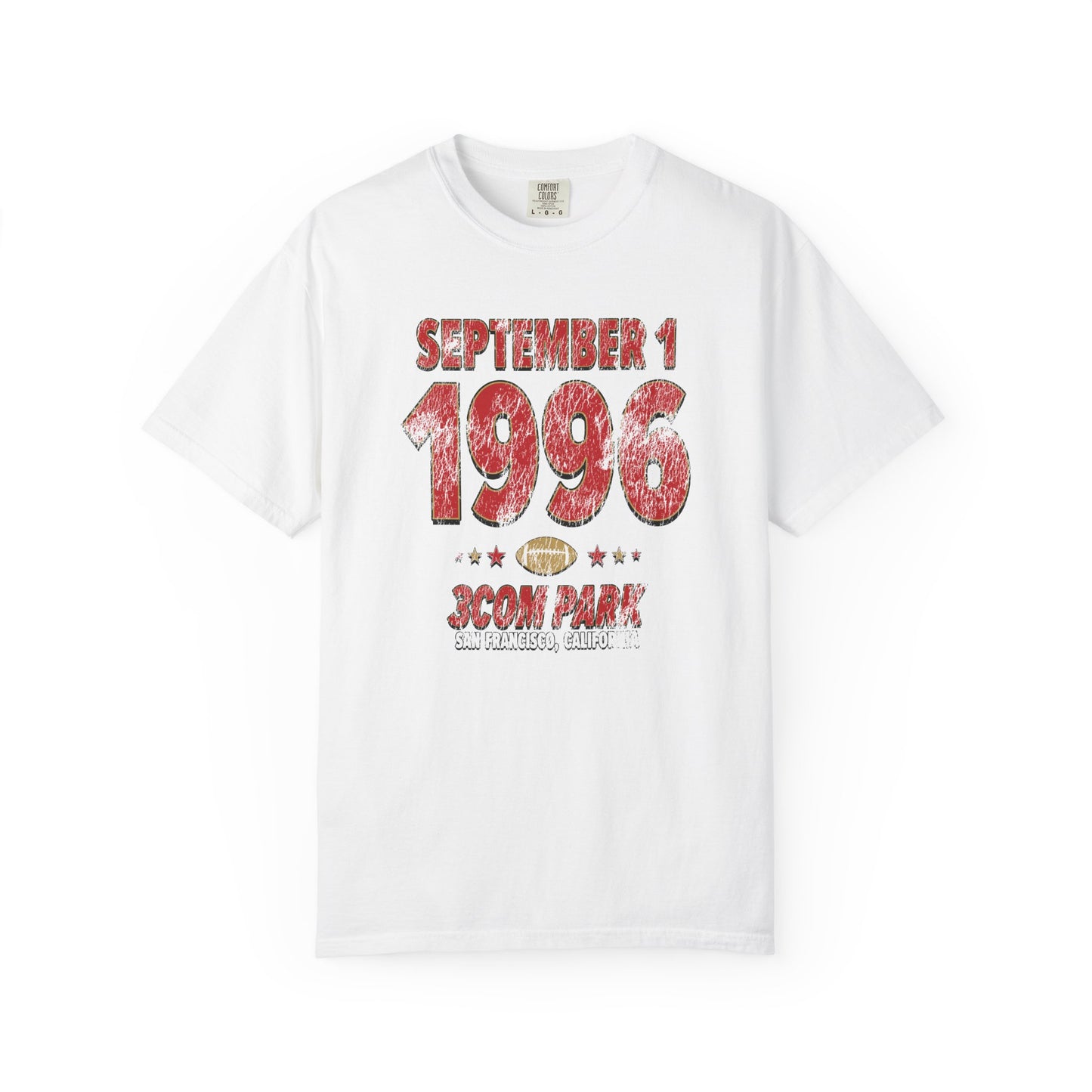 San Francisco Football – September 1, 1996 – Comfort Colors (Black & White)