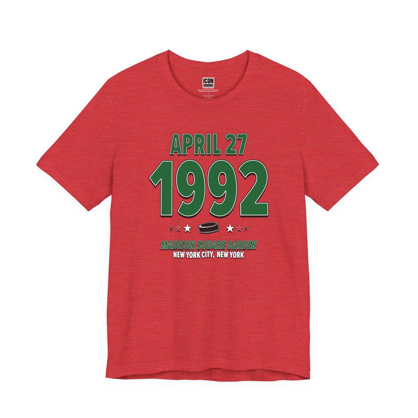 New Jersey Hockey – April 27, 1992 – Origin Tee