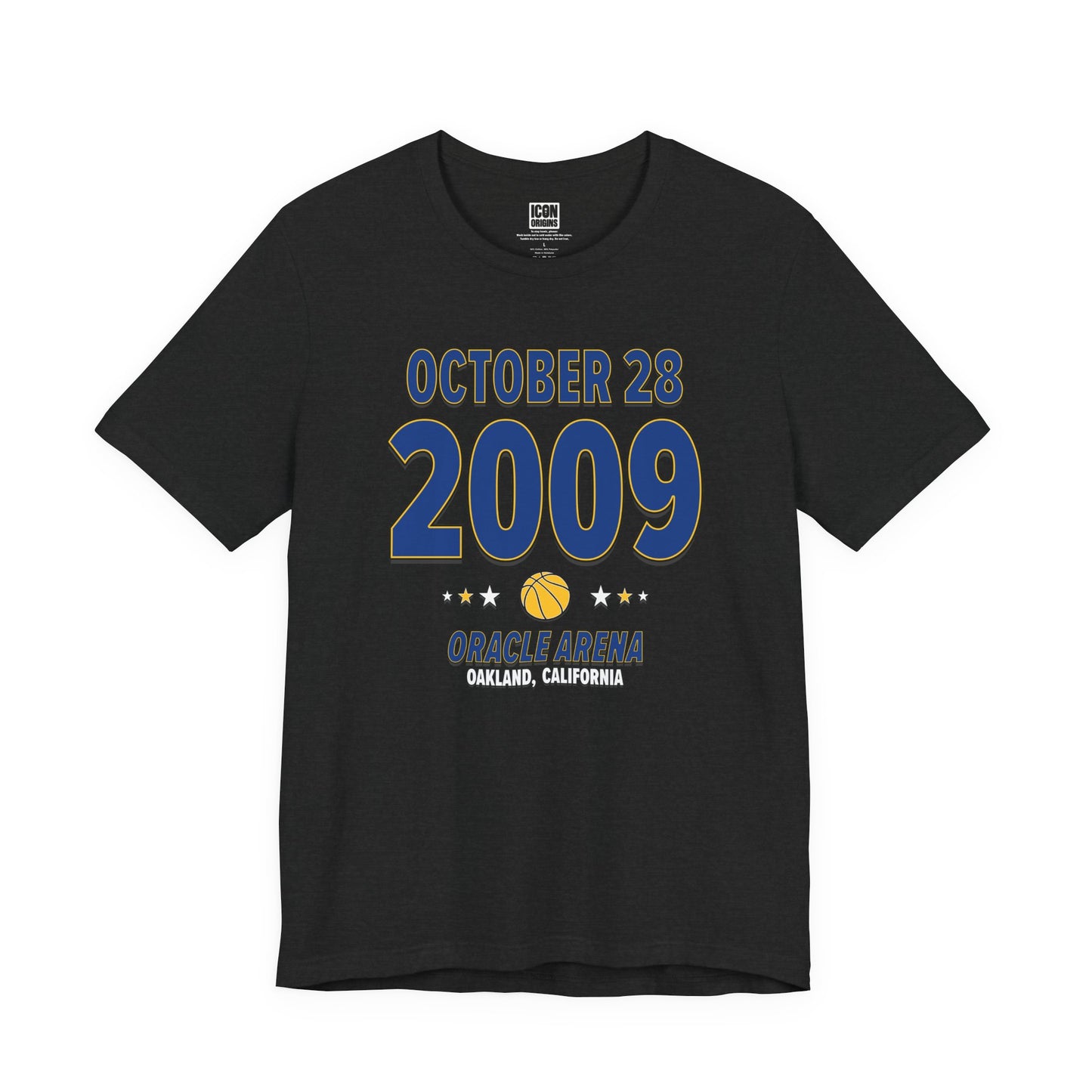 Golden State Basketball – October 28, 2009 – Origin Tee (Black & White)