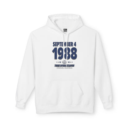 Dallas Football – September 4, 1988 – Hoodie (Black & White)