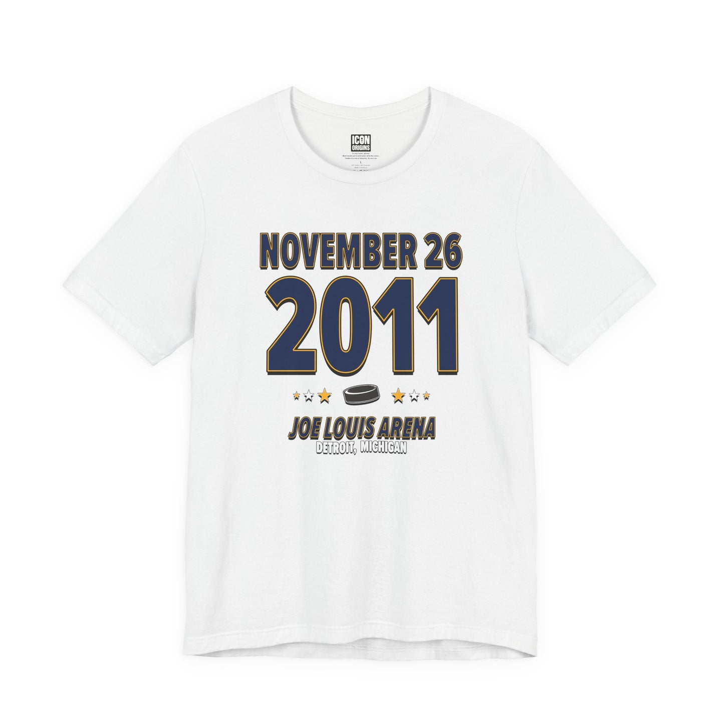 Nashville Hockey – November 26, 2011 – Origin Tee (Black & White)