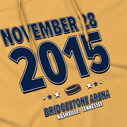 Nashville Hockey – November 28, 2015 – Hoodie