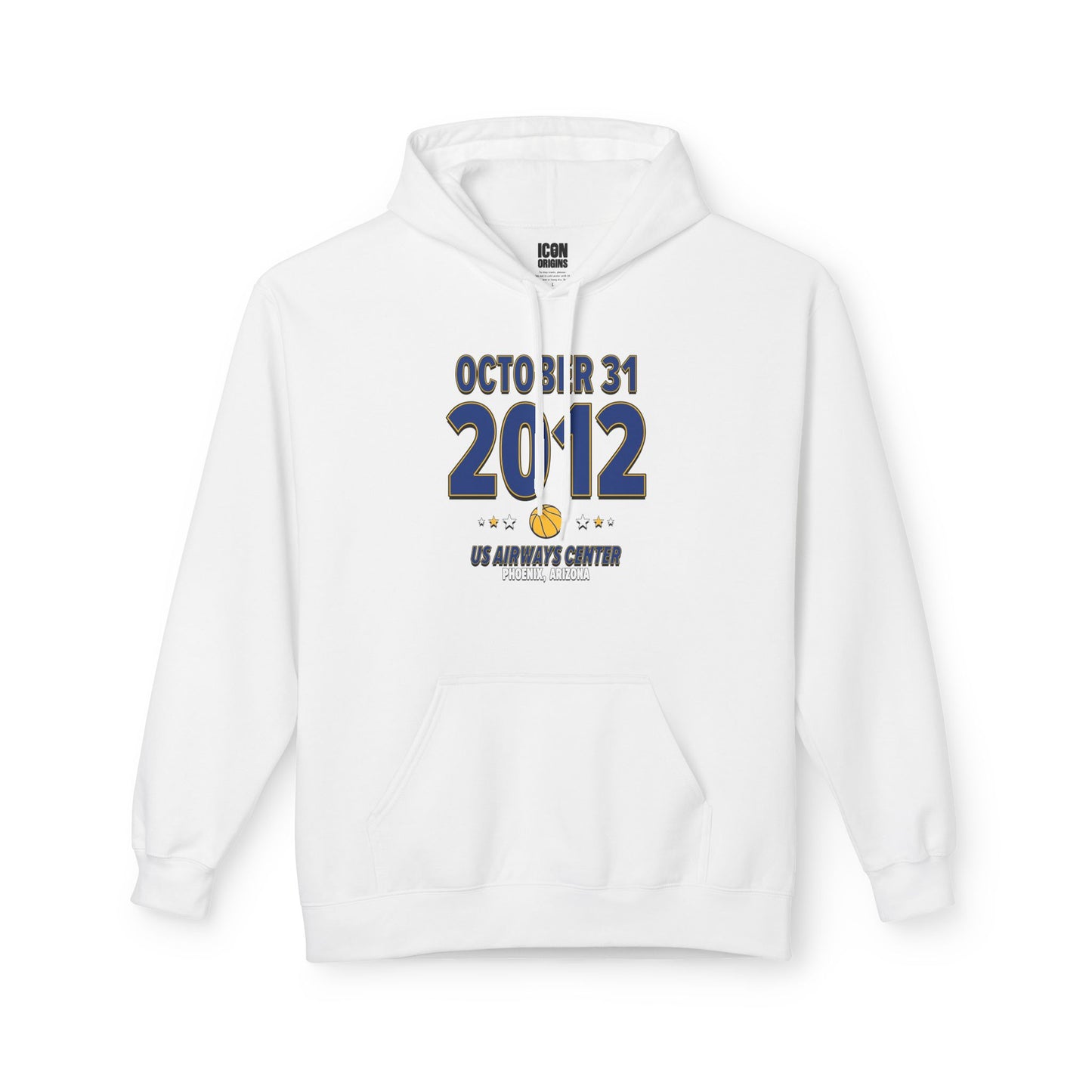 Golden State Basketball – October 31, 2012 – Hoodie (Black & White)