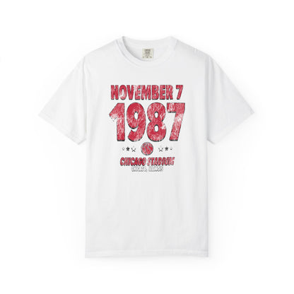 Chicago Basketball – November 7, 1987 – Comfort Colors (Black & White)
