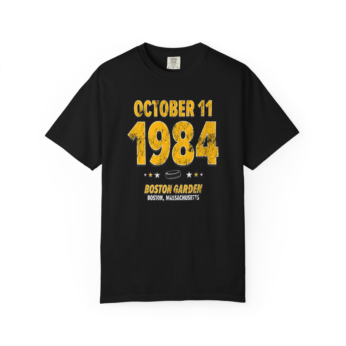 Pittsburgh Hockey – October 11, 1984 – Comfort Colors (Black & White)