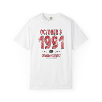 Detroit Hockey – October 3, 1991 – Comfort Colors (Black & White)