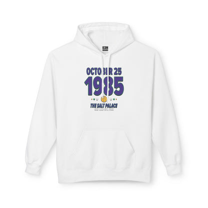 Utah Basketball – October 25, 1985 – Hoodie (Black & White)