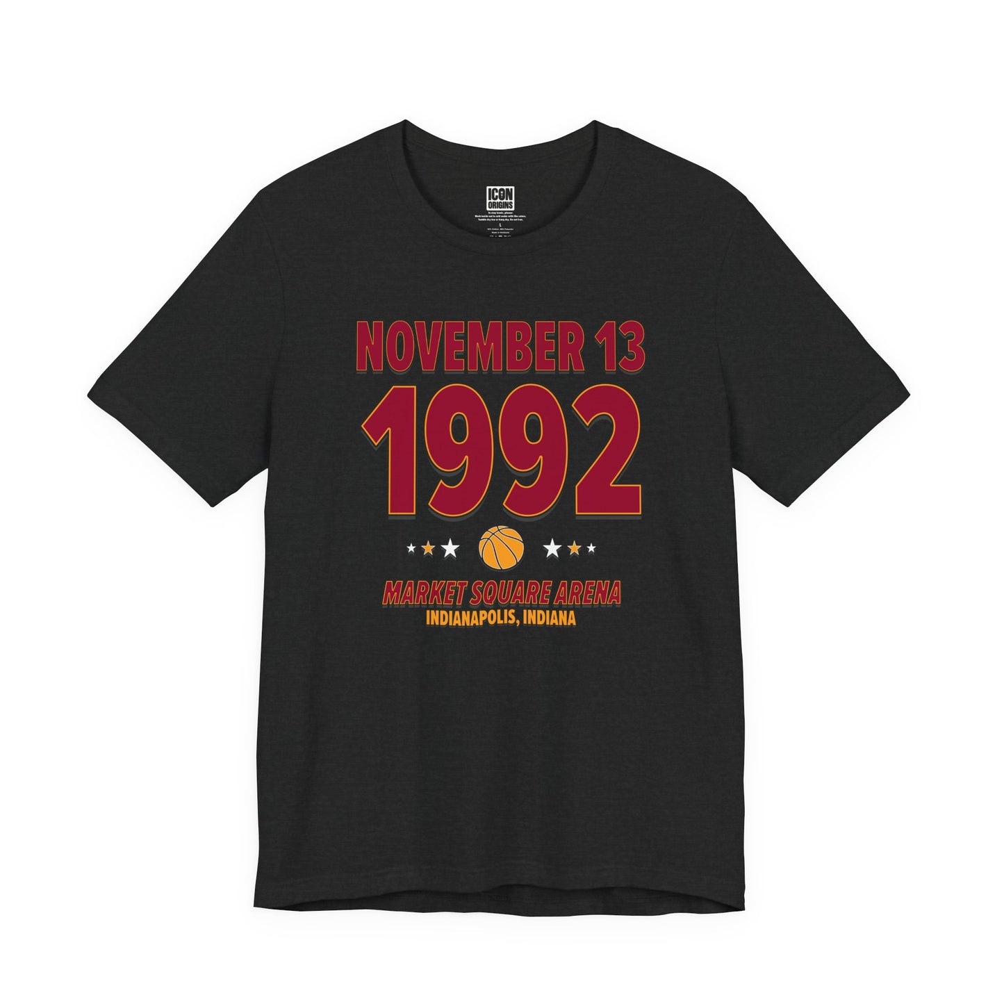 Miami Basketball – November 13, 1992 – Origin Tee (Black & White)