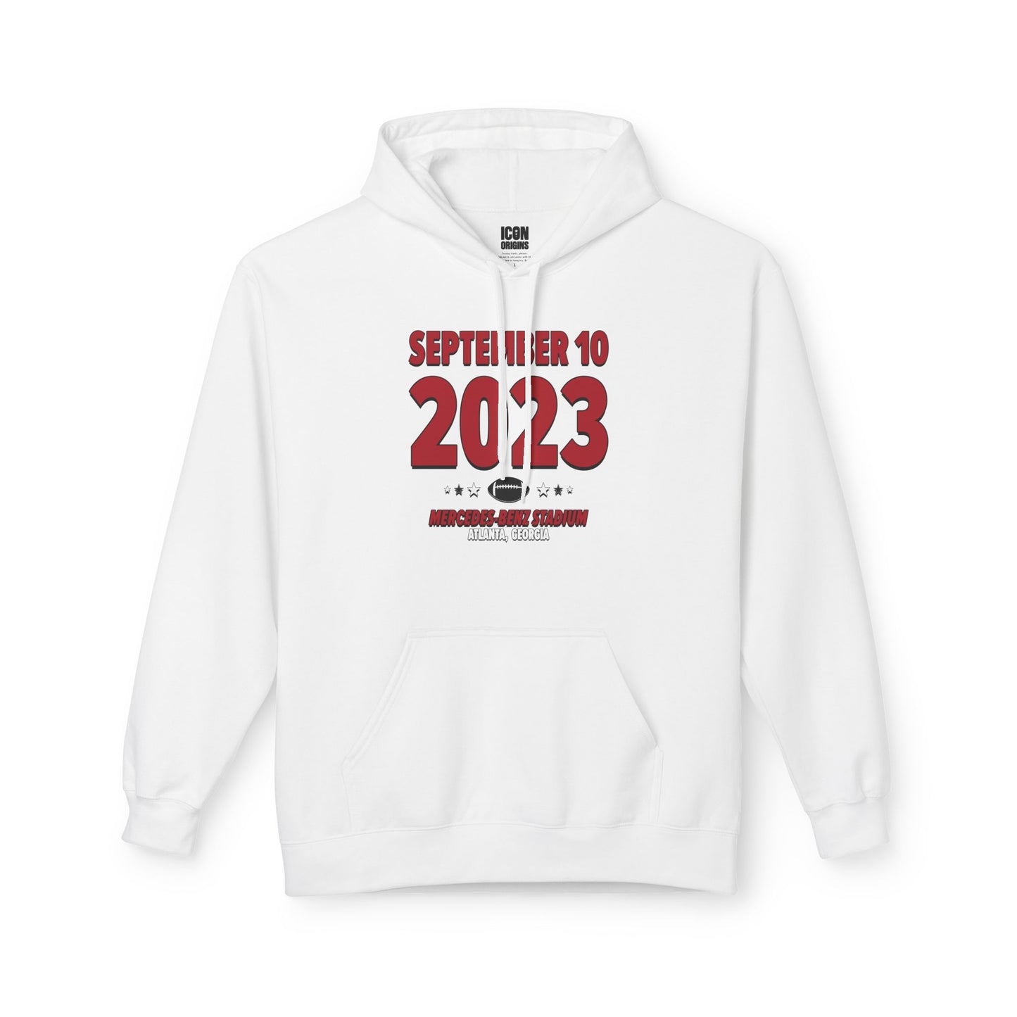 Atlanta Football – September 10, 2023 – Hoodie (Black & White)
