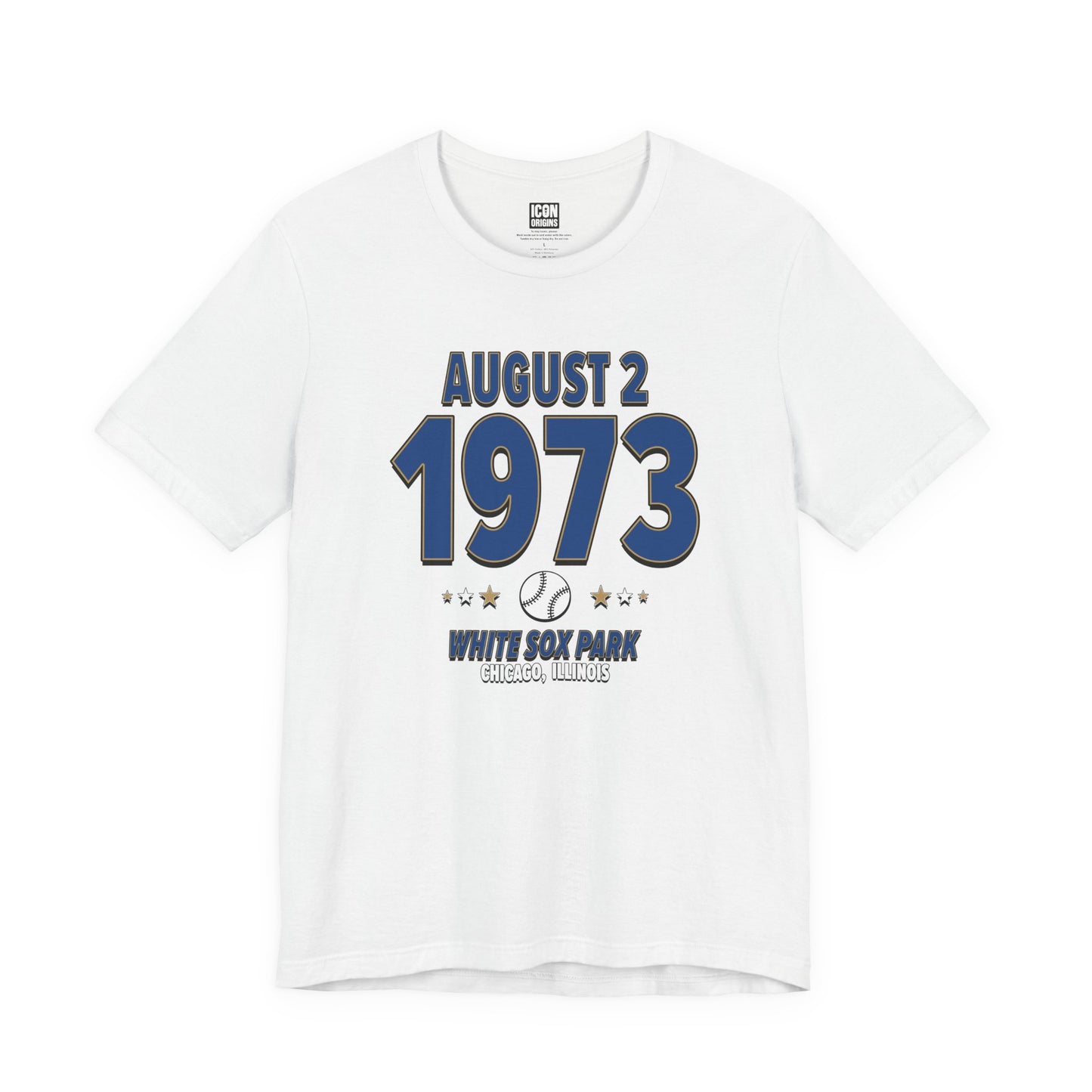 Kansas City Baseball – August 2, 1973 – Origin Tee (Black & White)