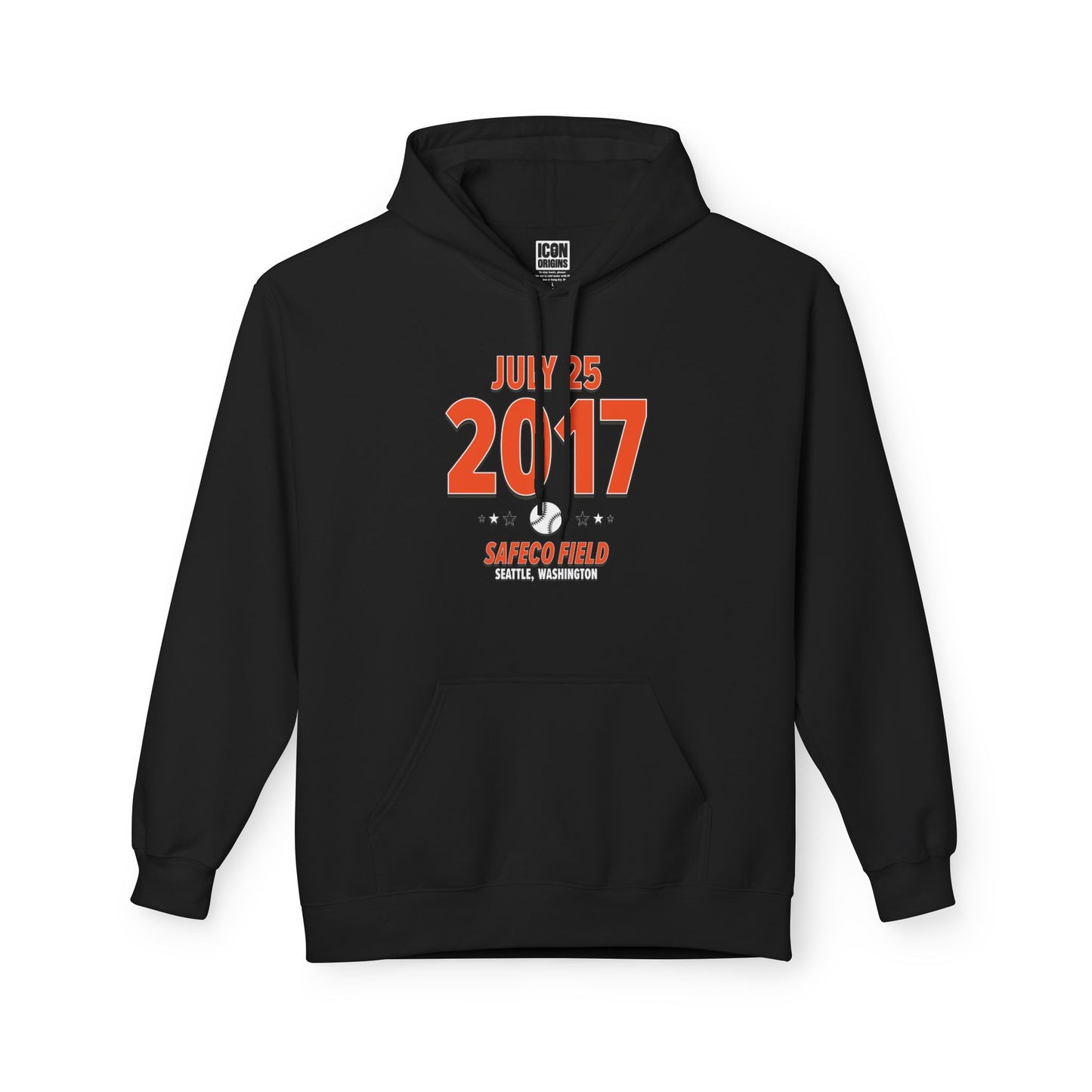 San Francisco Baseball – July 25, 2017 – Hoodie (Black & White)