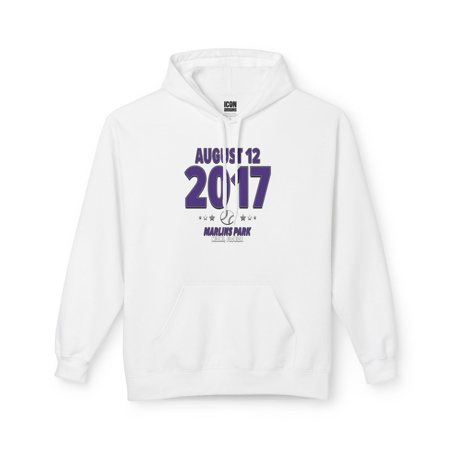 Colorado Baseball – August 12, 2017 – Hoodie (Black & White)