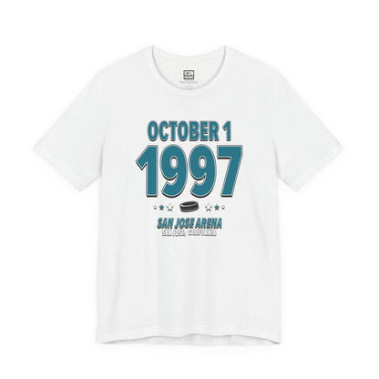 San Jose Hockey – October 1, 1997 – Origin Tee (Black & White)