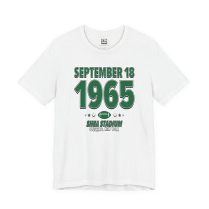 New York Football – September 18, 1965 – Origin Tee (Black & White)