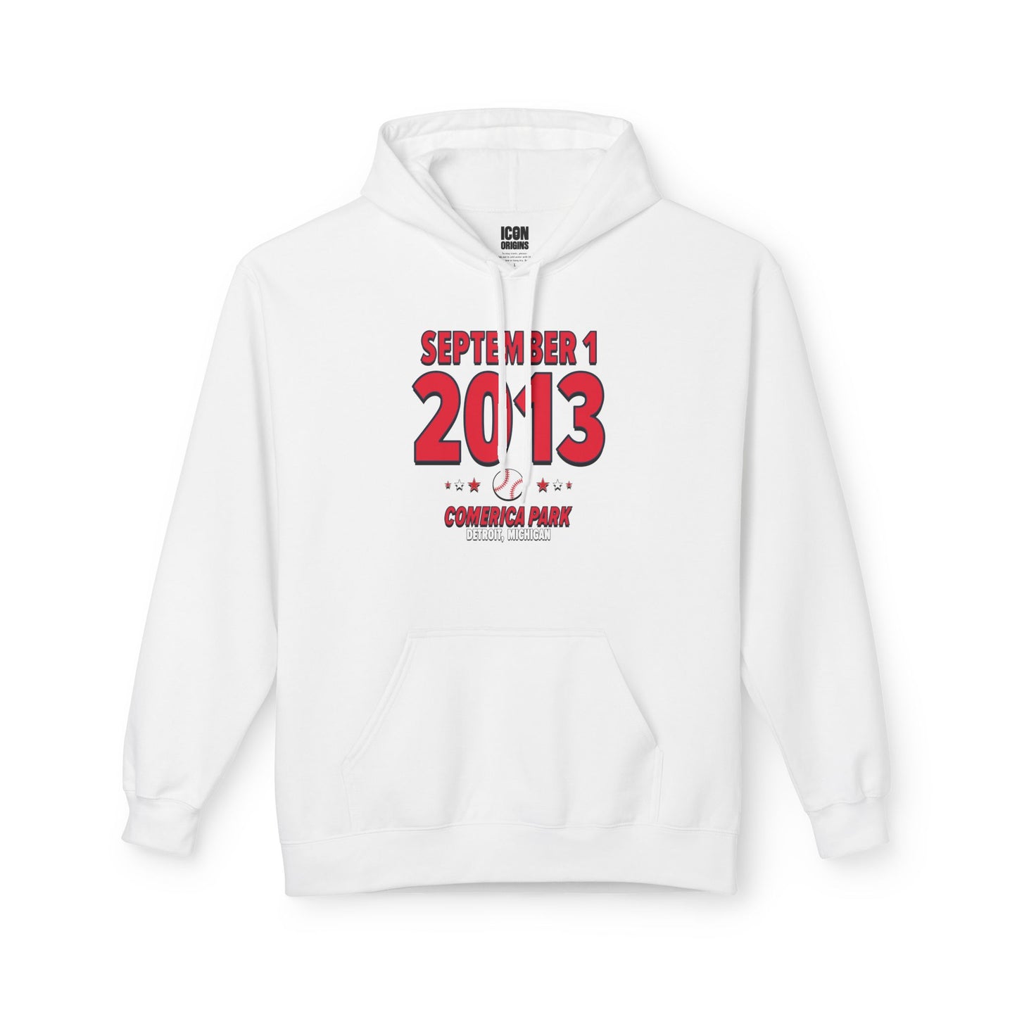 Cleveland Baseball – September 1, 2013 – Hoodie (Black & White)