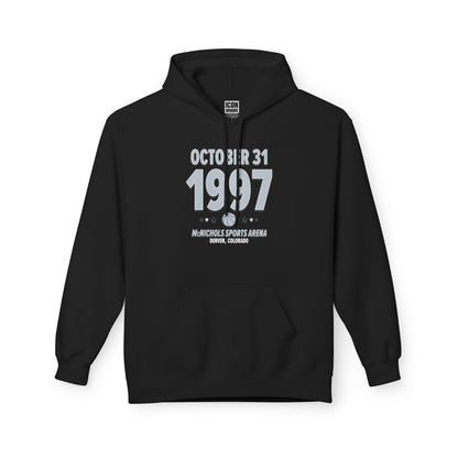 San Antonio Basketball – October 31, 1997 – Hoodie (Black & White)
