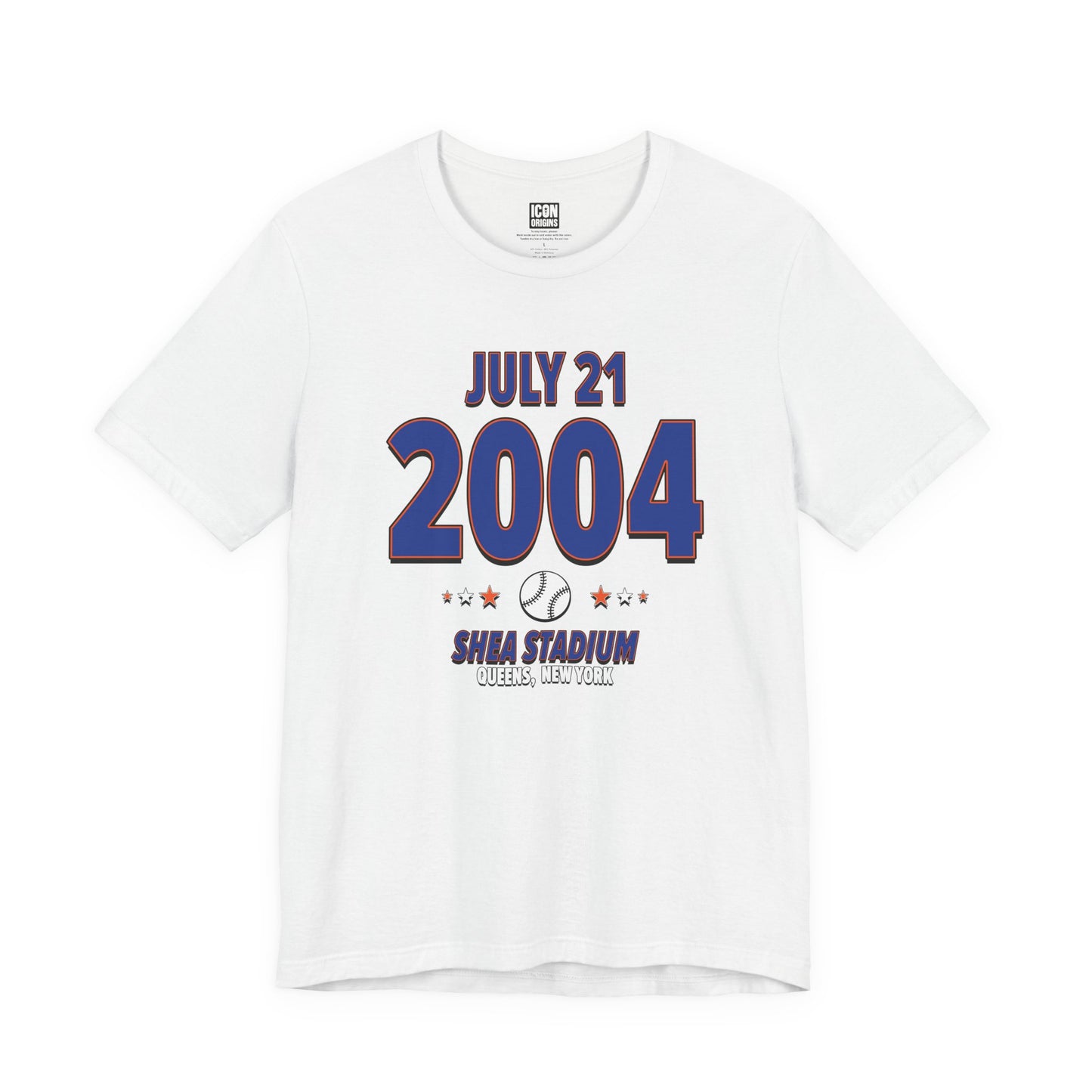 New York Baseball – July 21, 2004 – Origin Tee (Black & White)