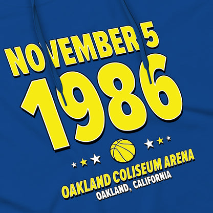 Golden State Basketball – November 6, 1985 – Hoodie