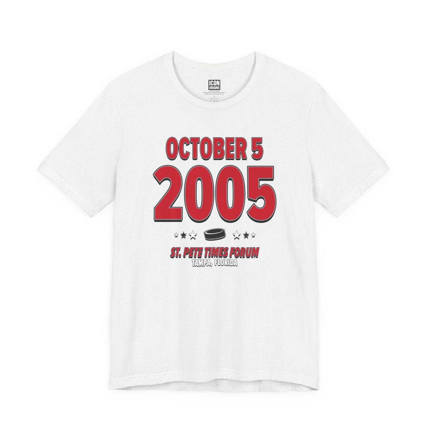 Carolina Hockey – October 5, 2005 – Origin Tee (Black & White)