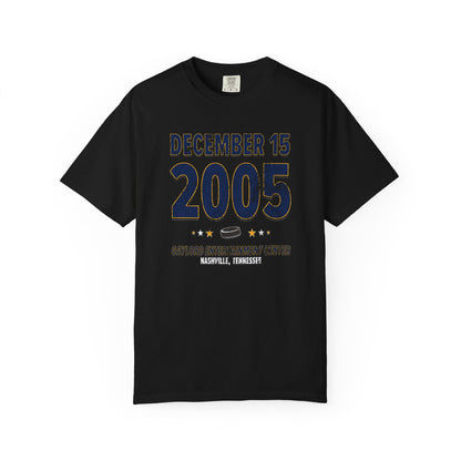 Nashville Hockey – December 15, 2005 – Comfort Colors (Black & White)