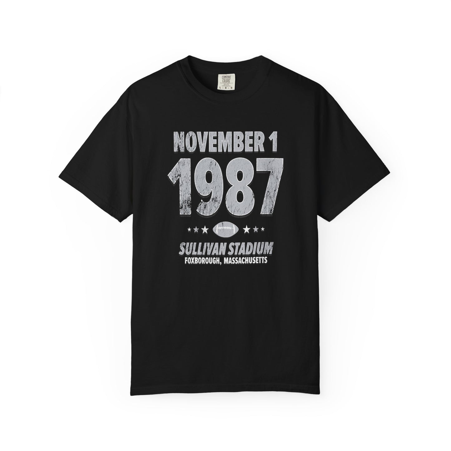 Los Angeles Football – November 1, 1987 – Comfort Colors (Black & White)