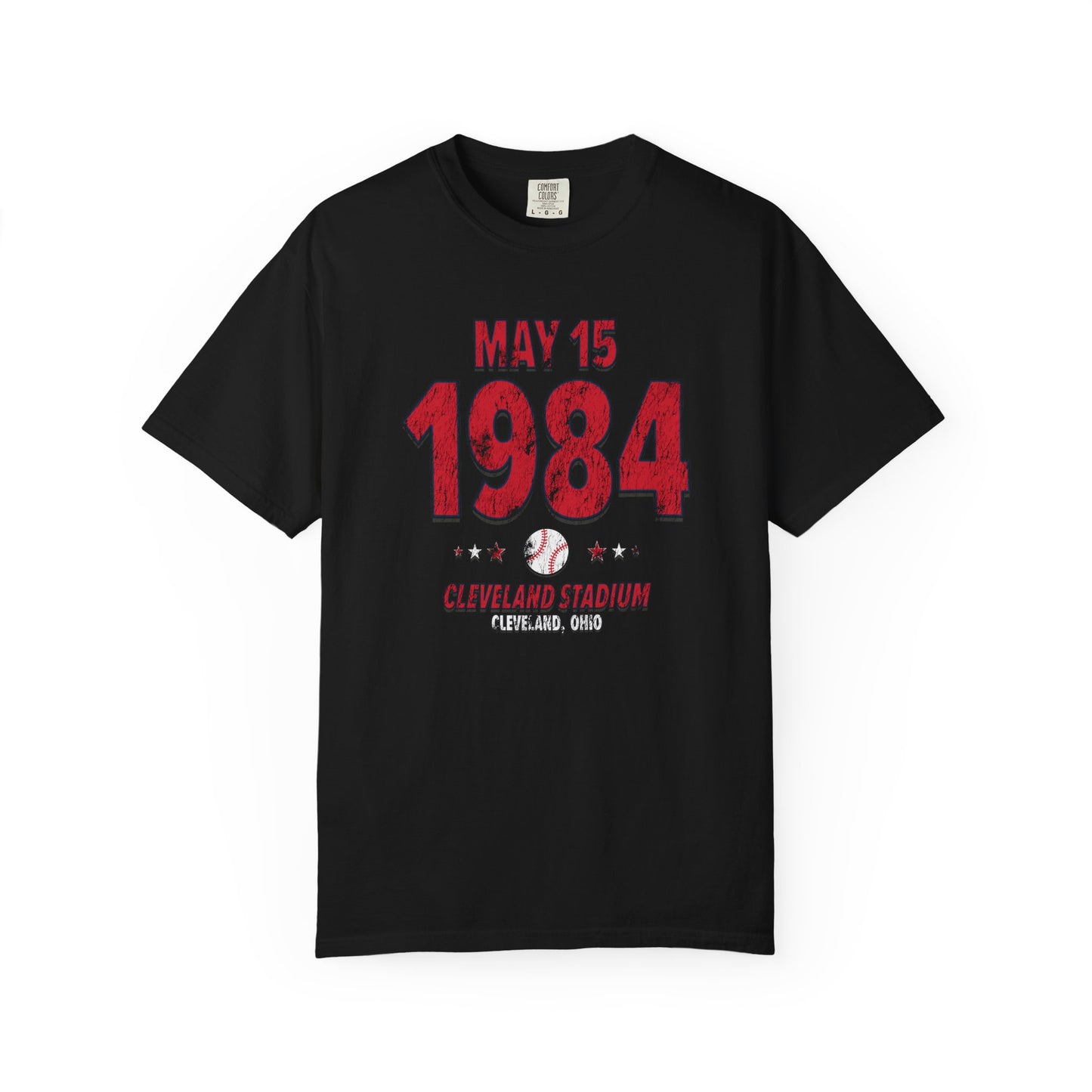 Boston Baseball – May 15, 1984 – Comfort Colors (Black & White)