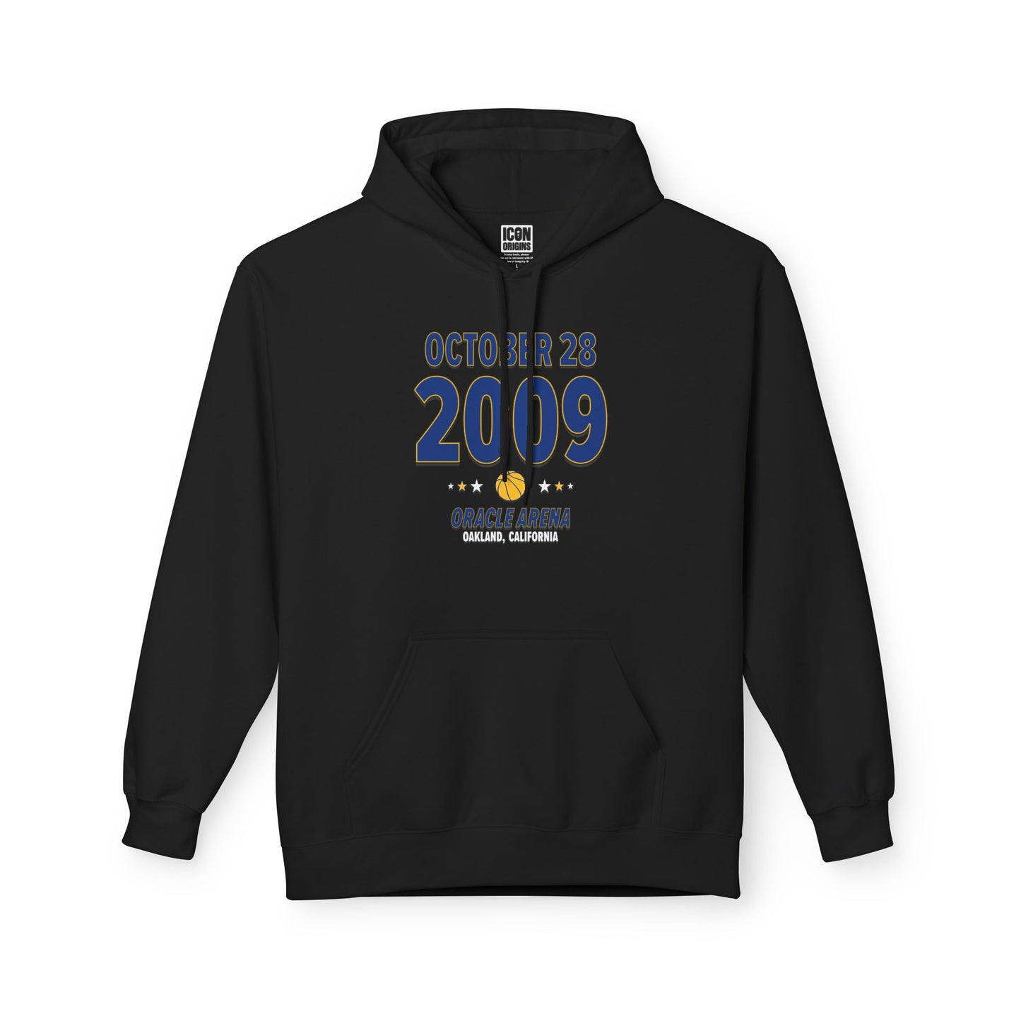 Golden State Basketball – October 28, 2009 – Hoodie (Black & White)