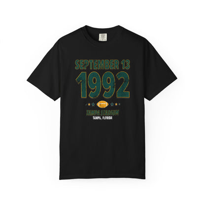 Green Bay Football – September 13, 1992 – Comfort Colors (Black & White)