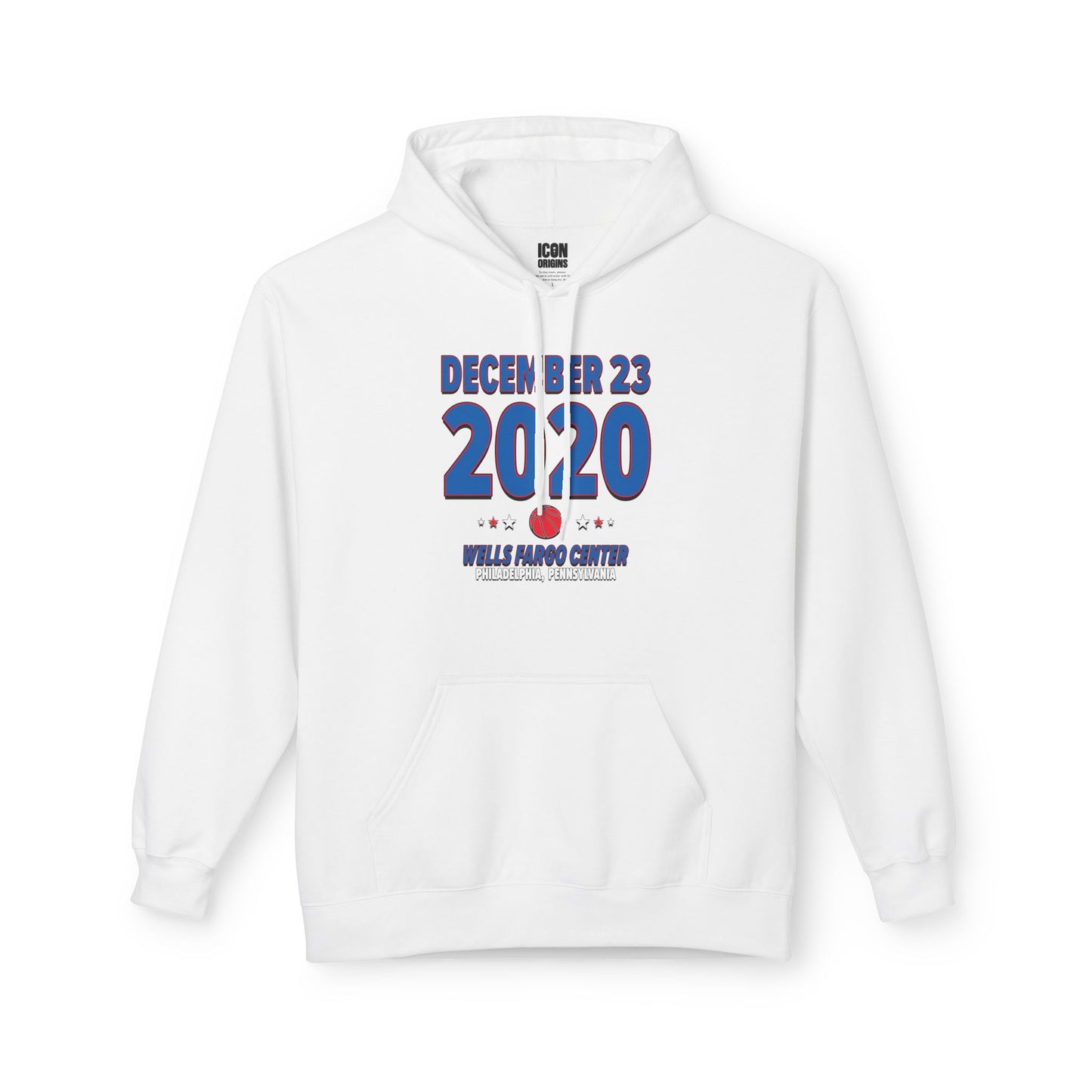 Philadelphia Basketball – December 23, 2020 – Hoodie (Black & White)