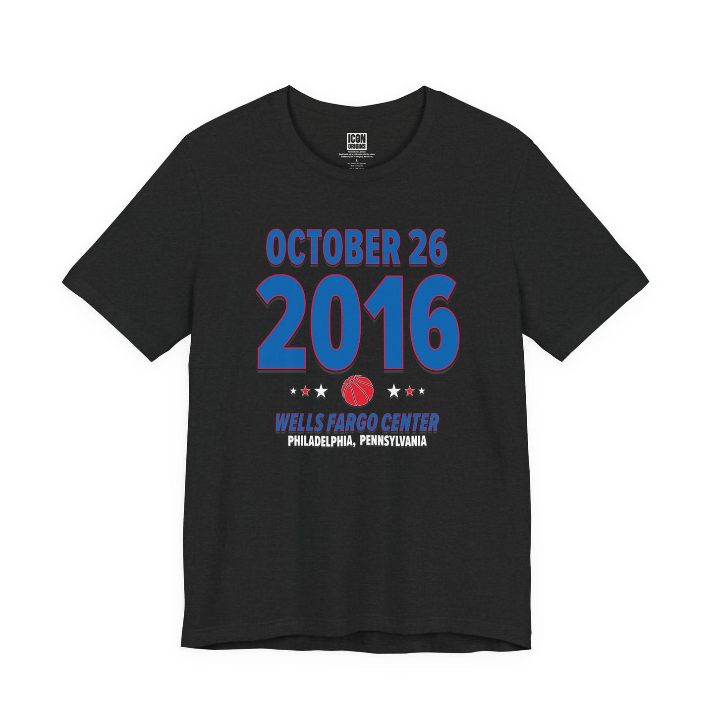 Philadelphia Basketball – October 26, 2016 – Origin Tee (Black & White)