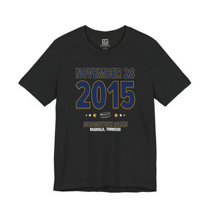 Nashville Hockey – November 28, 2015 – Origin Tee (Black & White)