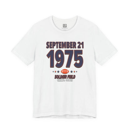Chicago Football – September 21, 1975 – Origin Tee (Black & White)